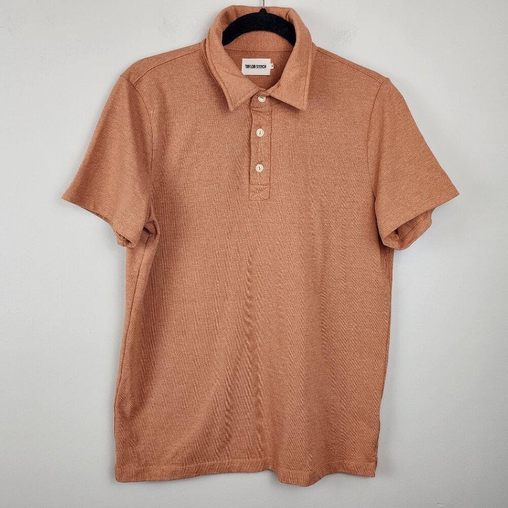 Taylor Stitch Heavy Bag Polo Burnt Orange